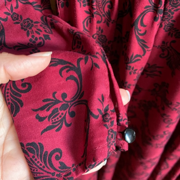 Vintage Gunne Sax prairie collar dress size 9 - Picture 10 of 14